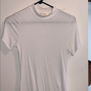 High neck white sweater shirt, never worn